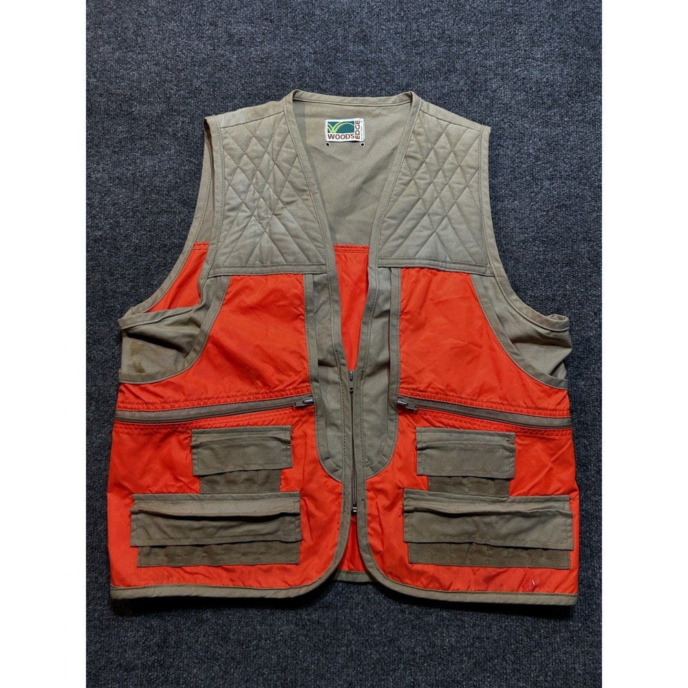 Vintage Woods Edge by Saftbak Upland Hunting Vest Blaze Orange Men's Medium